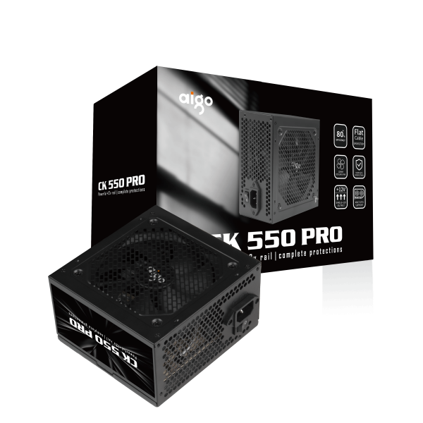 Nguồn AIGO MODEL CK550PRO 550W 80+ EFICIENCY