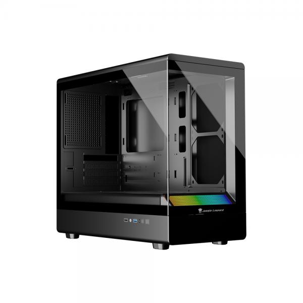 Case Leopard MS-01 RGB | Đen, không kèm fan