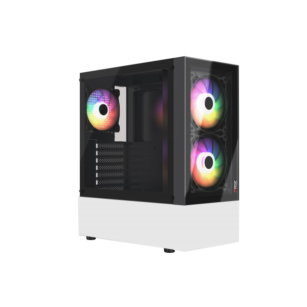 CASE MAGIC GM-04 BLACK AND WHITE GLASS 3F (ATX)