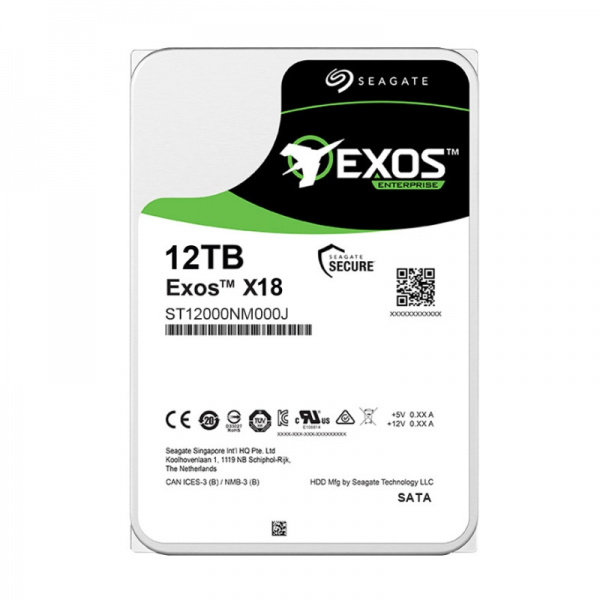 HDD Seagate EXOS X18 12TB 3.5 inch ST12000NM000J