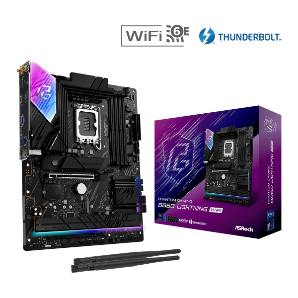 Mainboard PC ASRock B860 Lightning WiFi