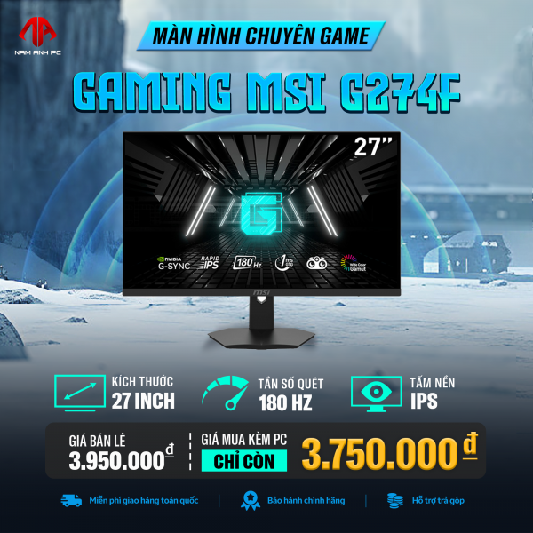 Màn Hình Gaming MSI G274F (27