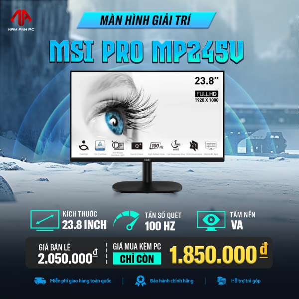 Màn hình MSI PRO MP245V (23.8