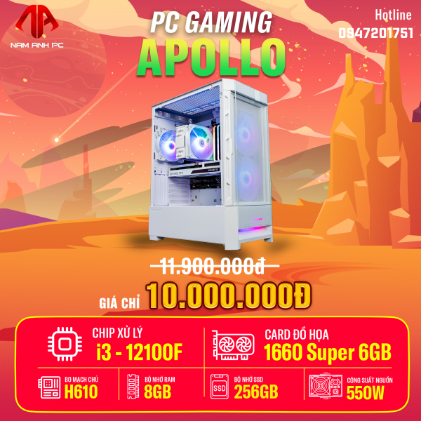 PC GAMING APOLLO - I5 12400F | 3060Ti 8GB