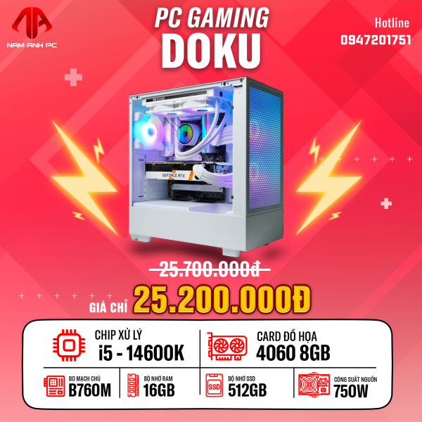 PC GAMING DOKU - I5 14600K | RTX 4060 8G