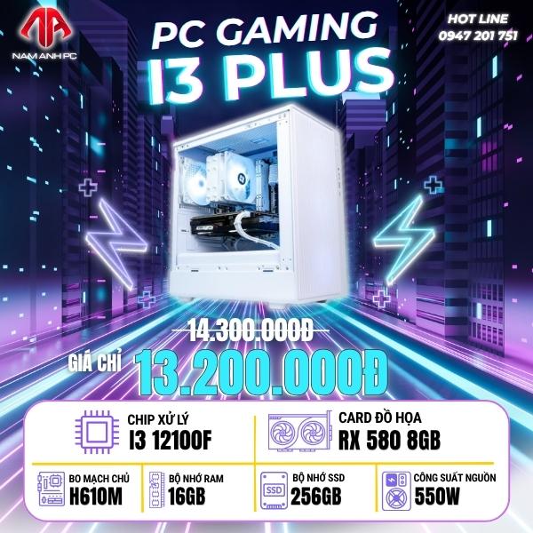 PC GAMING I3 PLUS  - I3 12100F | RX 580 8GB