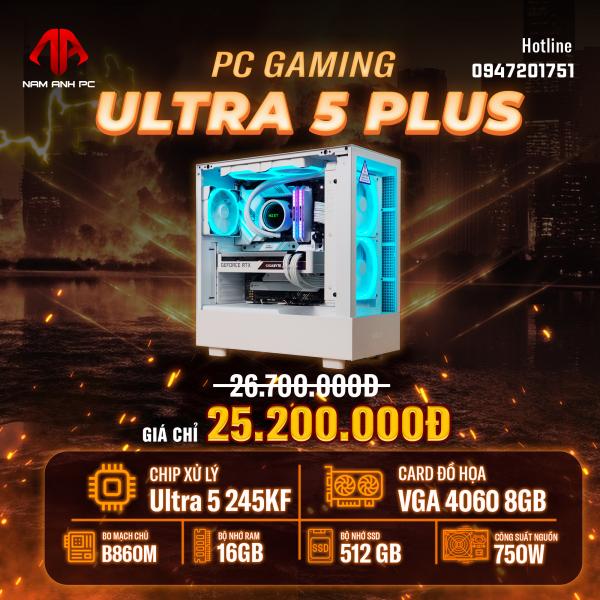 PC GAMING ULTRA 5 PLUS - U5 245KF | RTX 4060 8GB