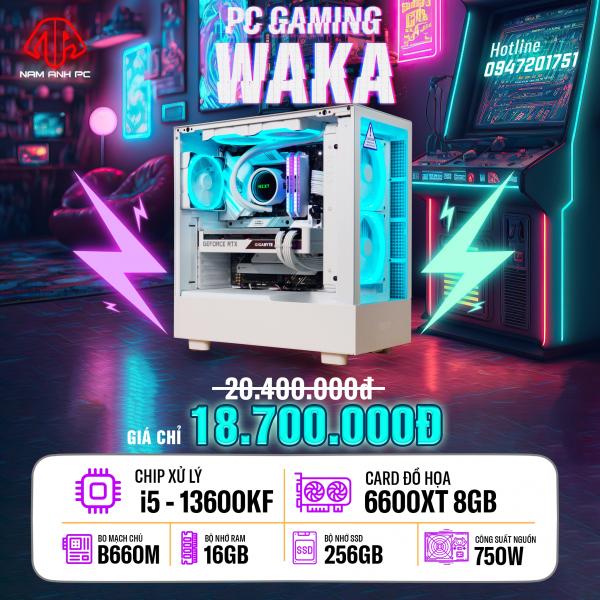 PC GAMING WAKA - I5 13600KF | RX6600 XT 8GB