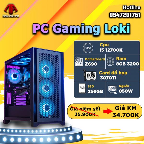 PC GAMING ĐỒ HỌA LOKI - I7 12700K | 3070Ti 8GB