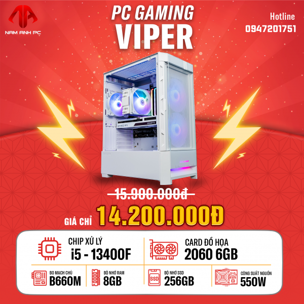 PC INTEL VIPER - I5 13400F | 2060 6GB