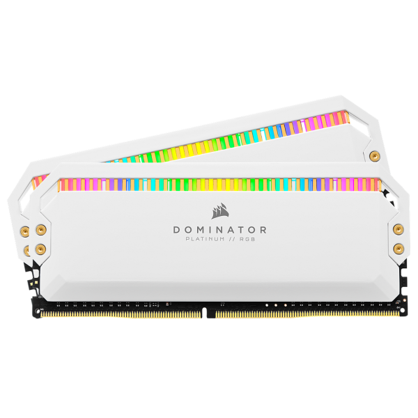 Ram PC Corsair Dominator Platinum White RGB 16GB 3200Mhz DDR4 (2x8GB)