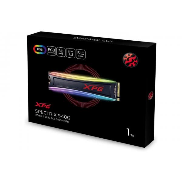 SSD Adata XPG SPECTRIX S40G RGB 1TB M.2 2280 PCIe Gen3x4