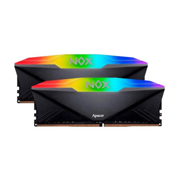 Ram Apacer NOX RGB 8GB DDR4 bus 3200 (màu trắng và đen)