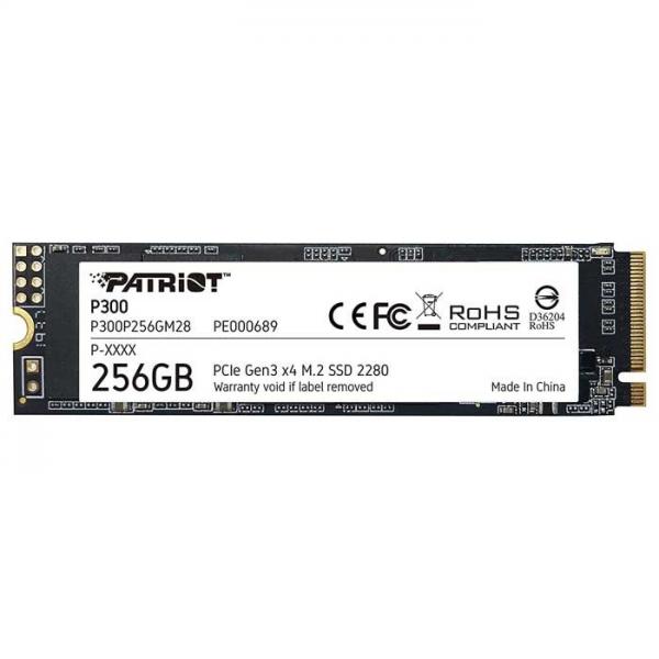 SSD PATRIOT 256G P300 M.2 2280 NVMe Gen 3x4