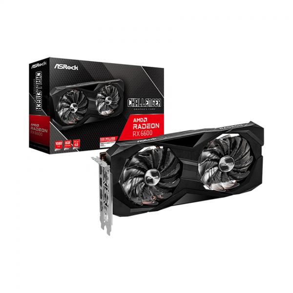 VGA ASRock RX 6600 8GB GDDR6 Challenger D