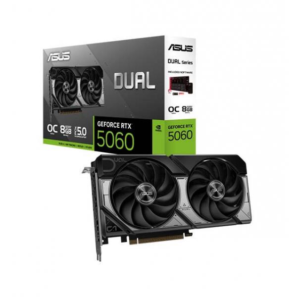 VGA ASUS Dual GeForce RTX 5060 8GB GDDR7 OC Edition