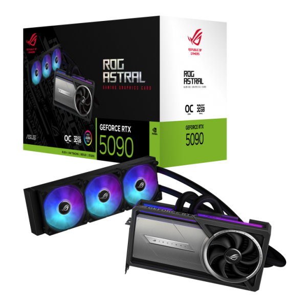 VGA ASUS ROG Astral LC GeForce RTX 5090 32GB GDDR7 OC Edition 