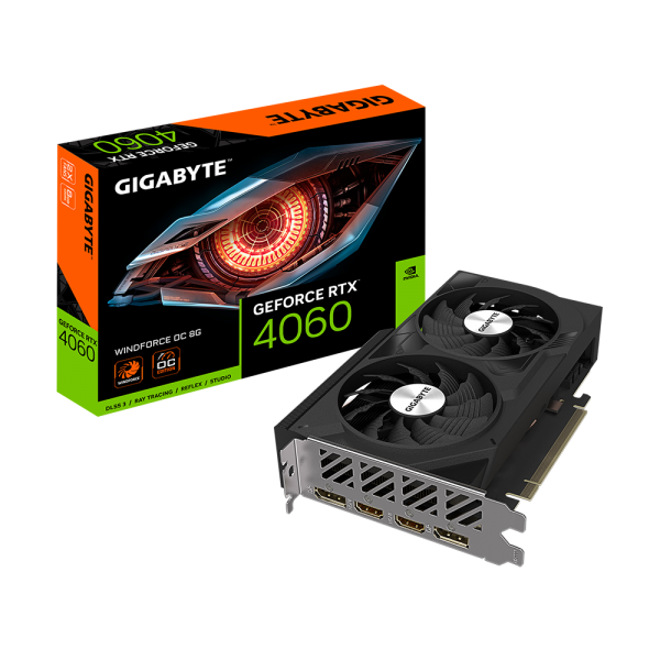 VGA Gigabyte GeForce RTX 4060 WINDFORCE OC 8G GDDR6