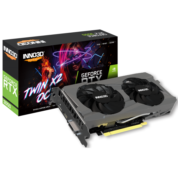 VGA INNO3D GEFORCE RTX 3050 TWIN X2 8GB GDDR6
