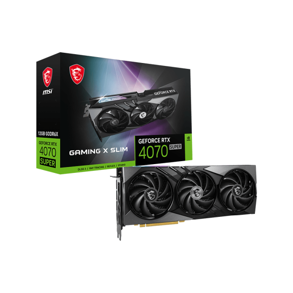 VGA MSI GeForce RTX 4070 SUPER 12G GAMING X SLIM