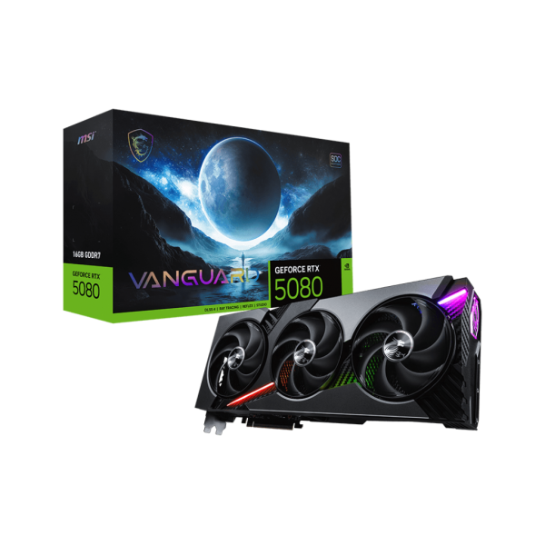 VGA MSI GeForce RTX 5080 16G VANGUARD SOC