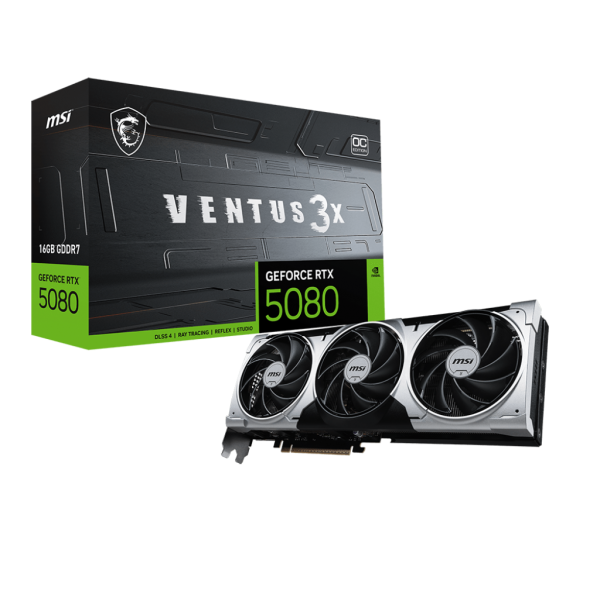 VGA MSI GeForce RTX 5080 16G VENTUS 3X OC PLUS