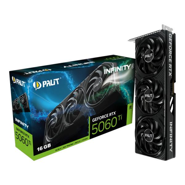 VGA Palit GeForce RTX™ 5060 Ti Infinity 3 16GB