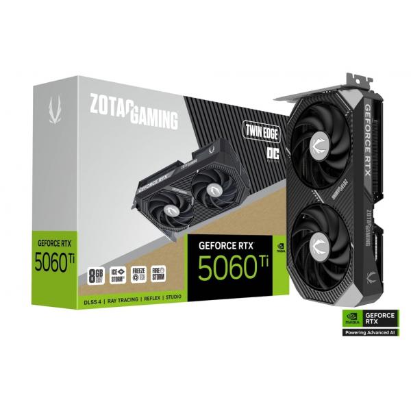 VGA ZOTAC GAMING GeForce RTX 5060 Ti 8GB Twin Edge OC – 8GB GDDR7 