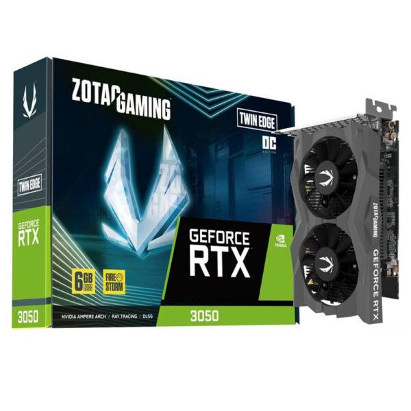 VGA ZOTAC GAMING RTX 3050 6GB GDDR6 Twin Edge OC