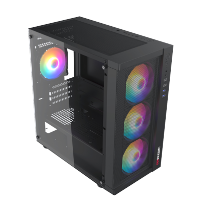 CASE MAGIC GM-01 MESH 4F (MATX) Đen