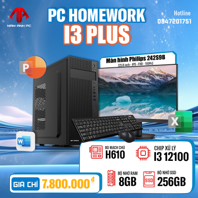 PC HOMEWORK I3 PLUS